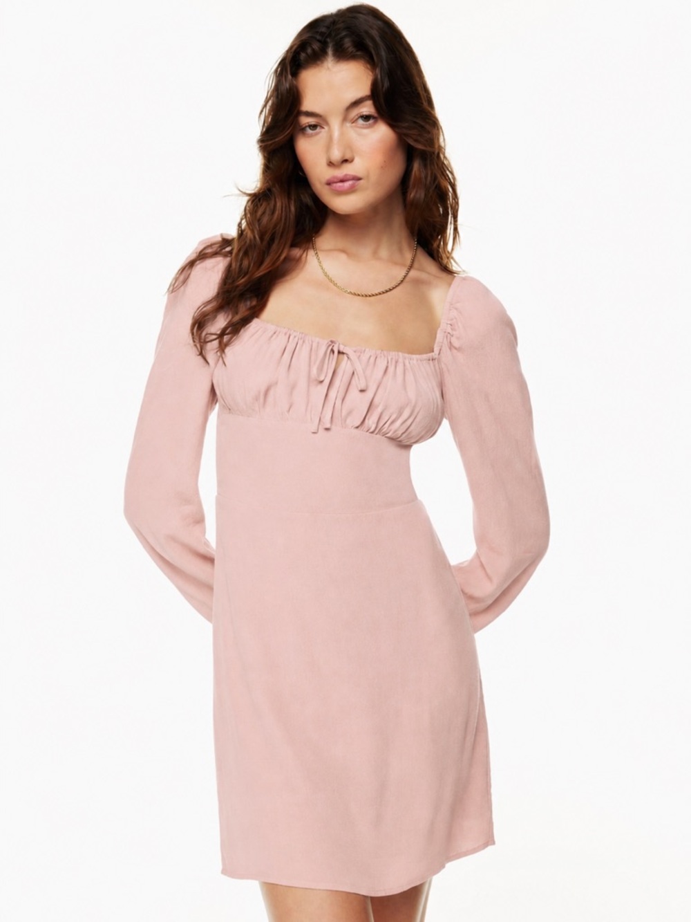 NWT Aritzia Sunday Best Delilah Long Sleeve Mini Dress